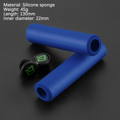 Mânere MTB din burete ROCKBROS cu dop de praf Husă ultrauşoară pentru ghidon de bicicletă, anti-alunecare, mâner confortabil pentru bicicletă, accesorii pentru ciclism din aliaj