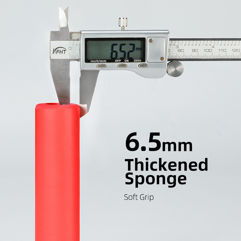 Mânere MTB din burete ROCKBROS cu dop de praf Husă ultrauşoară pentru ghidon de bicicletă, anti-alunecare, mâner confortabil pentru bicicletă, accesorii pentru ciclism din aliaj