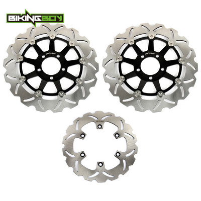 BIKINGBOY Priekiniai galiniai stabdžių diskai Rotorių diskai, skirti Kawasaki GTR 1000 94 95 96 97 98 99 00 01 02 03 04 05 06 ZG 1000 300mm 280mm