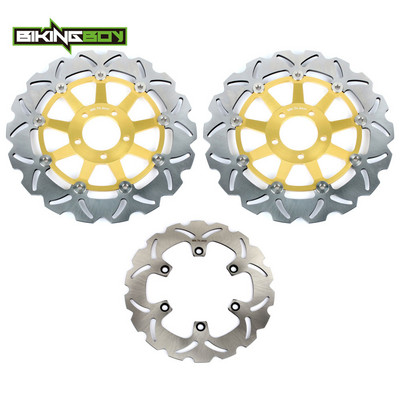 BIKINGBOY Discuri de frana fata spate Rotoare Discuri pentru Kawasaki GTR 1000 94 95 96 97 98 99 00 01 02 03 04 05 06 ZG 1000 300mm 280mm