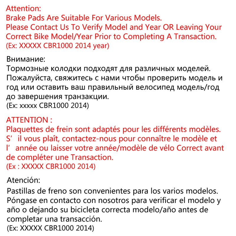Placute de frana din ceramica fata si spate pentru Honda DN-01 NSA 700 2008-2011 CTX1300 2014-2018 FA388F FA196R