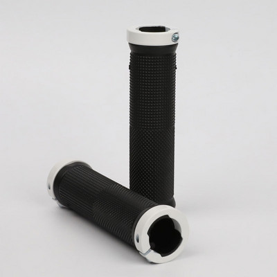 1 pereche de mânere de acoperire pentru ghidon de bicicletă, blocare bilaterală anti-alunecare, pentru ciclism pe drum de munte, bicicletă, mâner din cauciuc, mâner de blocare, capăt de bară