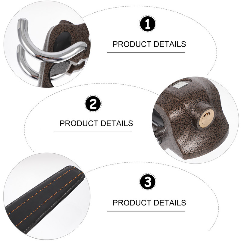 1 set uređaja za zaštitu od krađe, brava za zaštitu od krađe, brava za upravljač automobila, brava za zaštitu od krađe, brava za upravljač