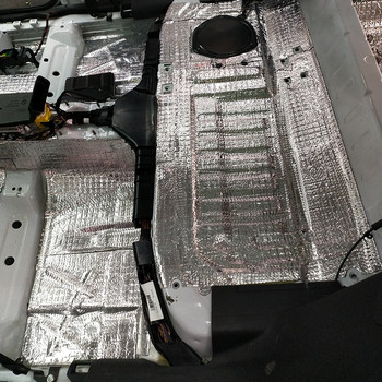 200*50 см 5/7/10 мм автомобилна звукова подложка Защита от топлошумоизолация Предотвратяваща подложка Капак Аксесоари от пяна със затворени клетки