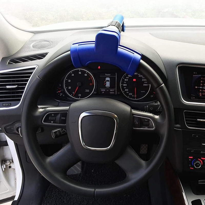 Blocare antifurt pentru volan în formă de T pentru mașină Blocare cu cârlig retractabil Blocare cu combinație antifurt retractabilă pentru camioane auto