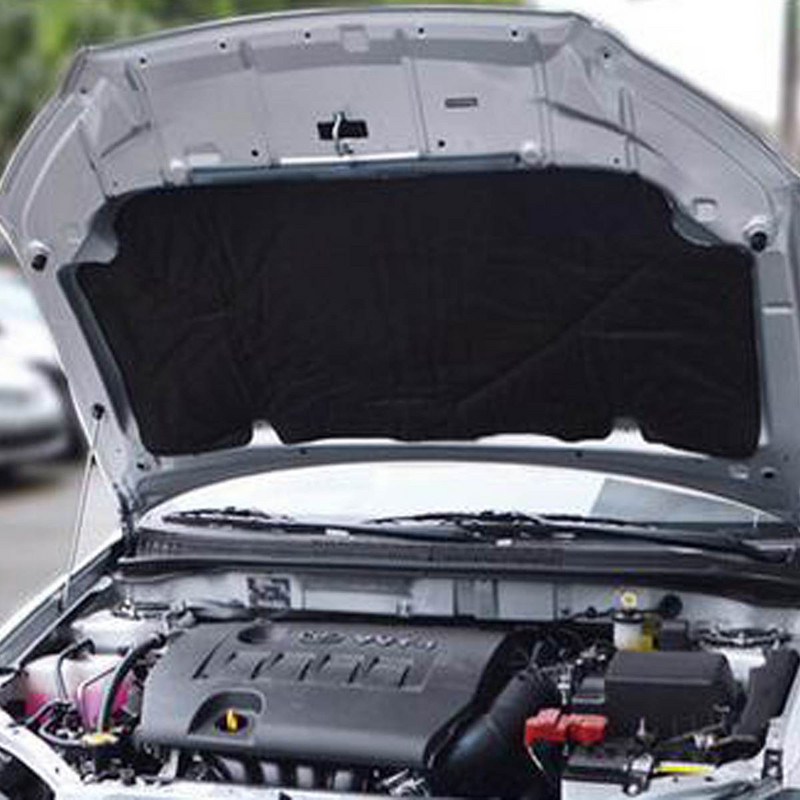 50/100/200/300cmx100cm Izolație fonică pentru mașină Deadener Sound Spumă de căldură Rezistent la căldură Izolație fonică Deadener Spumă Bumbac 6MM