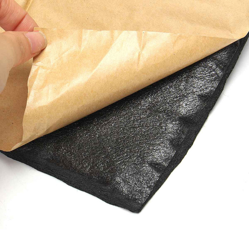 50/100/200/300cmx100cm Izolație fonică pentru mașină Deadener Sound Spumă de căldură Rezistent la căldură Izolație fonică Deadener Spumă Bumbac 6MM