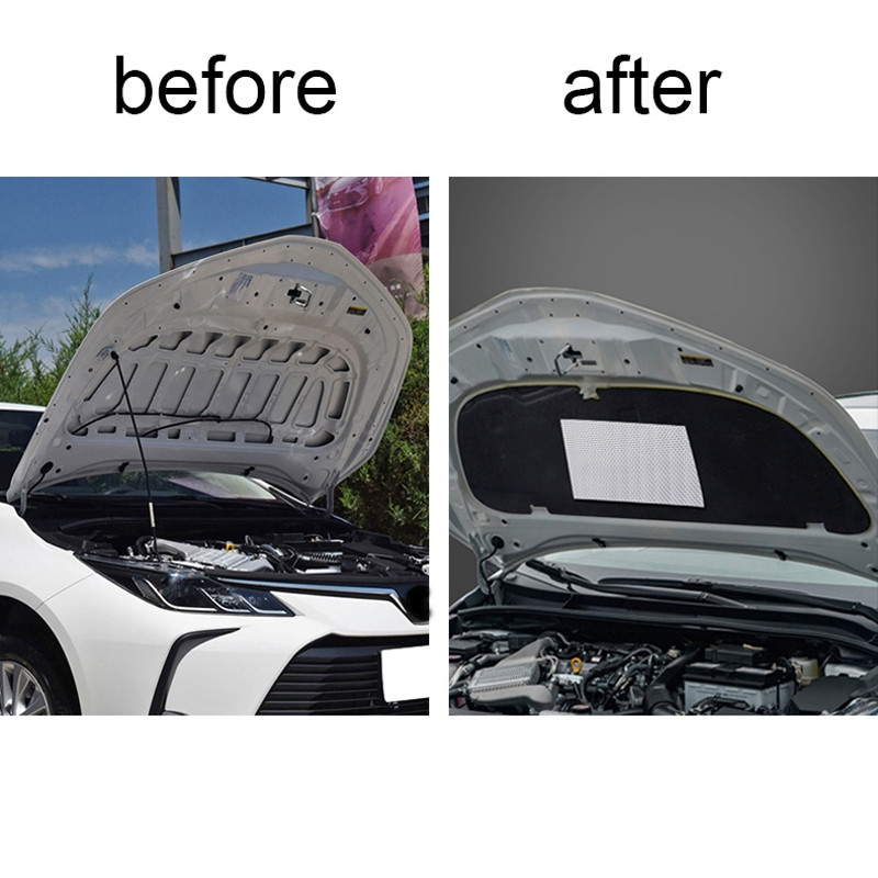 Toyota Corolla sedaani 2019-2021 auto sisemine tulekindel puuvillane mootorikapoti pagasiruumi heli soojuspuuvillane isolatsioon