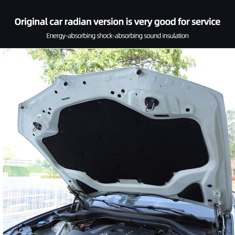 Zvuková izolácia kapoty auta z bavlny pre BMW X3 G01 X4 G02 2018-2022, tlmiaci hluk, tepelný nástroj, dekoratívne príslušenstvo