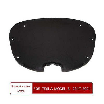 Accesorii pentru husa din bumbac pentru Tesla Model 3, potrivite pentru capota motorului portbagajului din față, covoraș izolat fonic, tampon de protecție pentru reducerea zgomotului