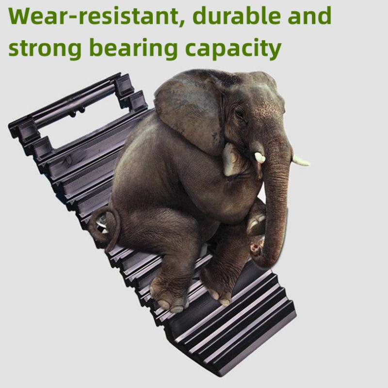 Universalus nešiojamasis neslystantis ir tvirtas automobilio ratų neslystantis padas, neslystantis avarinės padangos sukibimo kilimėlis, skirtas sniego purvo ledo smėliui