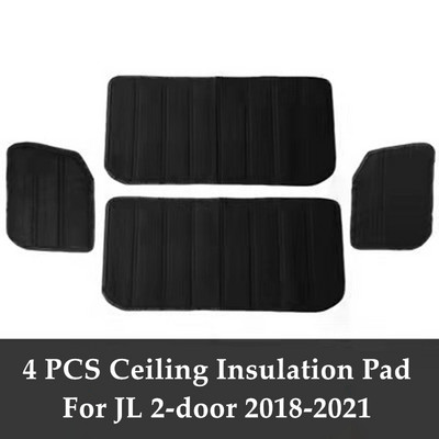 Skirta Jeep Wrangler JK JL 2012-2022 Garso šilumos izoliacijos trinkelė 2/4 durų galvos apdangalas kieto stogo galinio lango lubų stogo šilumos izoliacija
