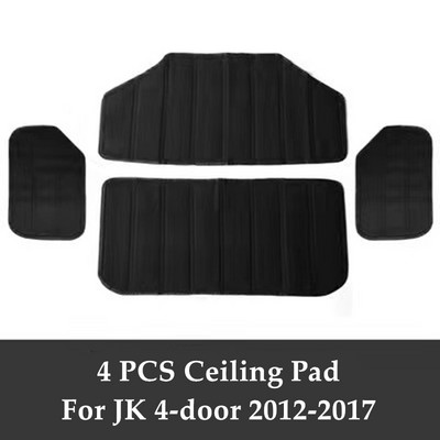 Skirta Jeep Wrangler JK JL 2012-2022 Garso šilumos izoliacijos trinkelė 2/4 durų galvos apdangalas kieto stogo galinio lango lubų stogo šilumos izoliacija
