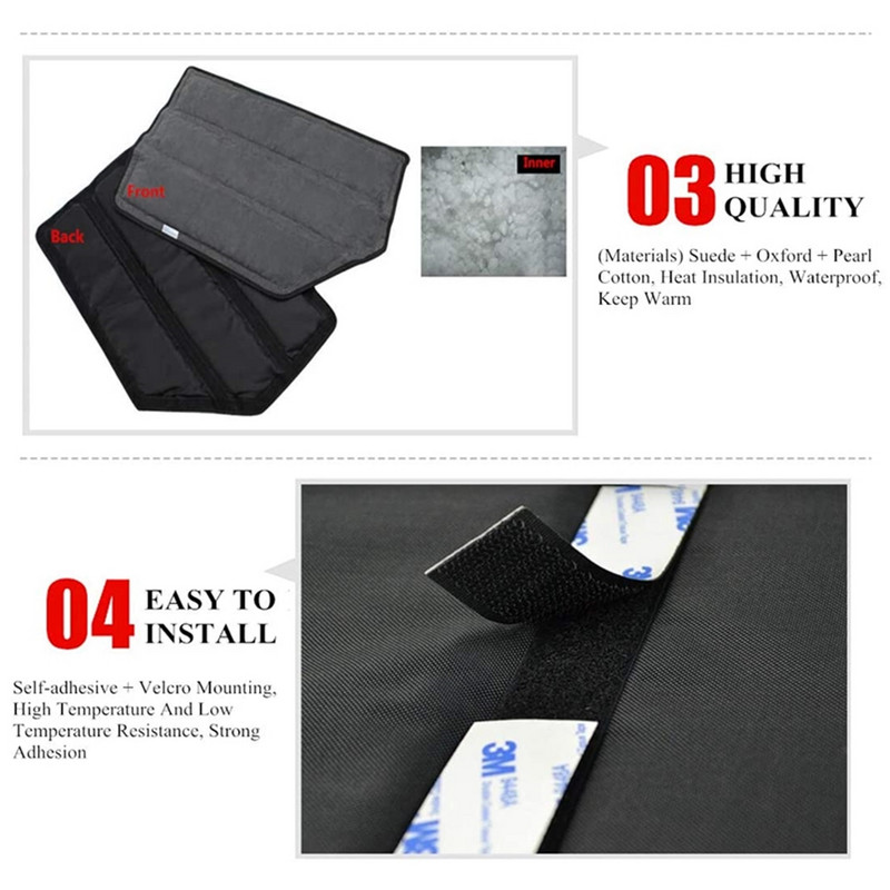 Skirta Jeep Wrangler JK JL 2012-2022 Garso šilumos izoliacijos trinkelė 2/4 durų galvos apdangalas kieto stogo galinio lango lubų stogo šilumos izoliacija