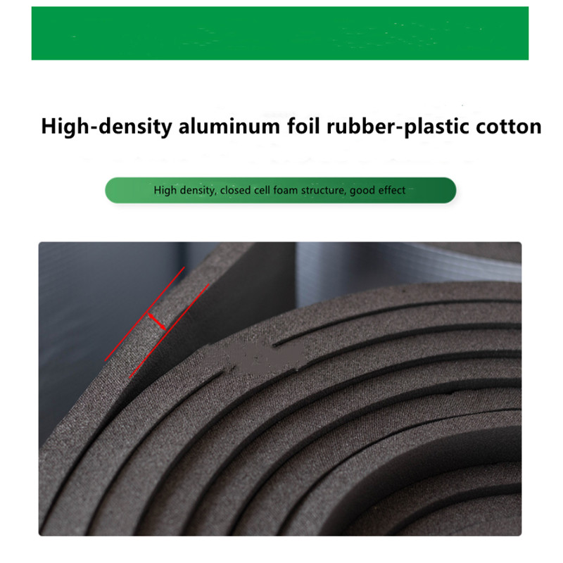 50cm * 200cm 5/10mm Covoraș de amortizare a sunetului fierbinte pentru mașină izolație de zgomot capotă izolație de acoperiș motor firewall spumă termică bumbac