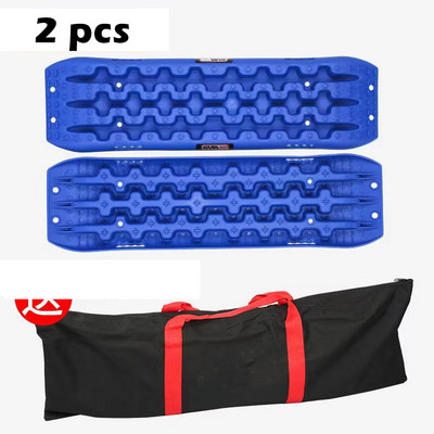 Gusjenice za vuču za oporavak s kompletima klinova za pričvršćivanje-2 kom. Podloga za vuču za oporavak, ljestve za vuču izvan ceste po blatu, pijesku, snijegu