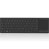 Rii K22 vezeték nélküli billentyűzet Windowshoz, rendkívül vékony, csendes billentyűzet érintőpaddal, 2,4 GHz-es vezeték nélküli számítógépes billentyűzet, kompatibilis ész