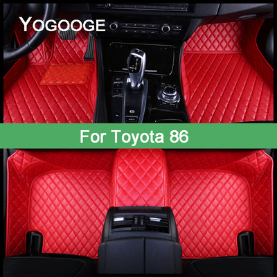 YOGOOGE Автомобилни подложки за Toyota GT 86 Coupe Zelas ZN6 Foot Coche Аксесоари Авто килими