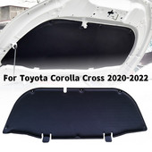Auto esimootori helikindel puuvillane heli soojusisolatsioonipadi Toyota Corolla Cross 2020 2021 2022 hõbe/must