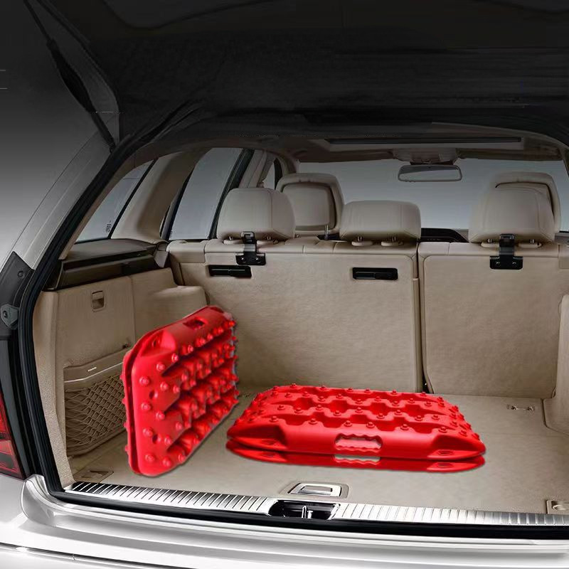 Super odolné nylonové 58 cm trakčné dosky na odťahovanie auta, núdzové miniatúrne koľaje, trakčná rohož, terénne, piesok, blato, sneh, záchrana, štýl 1