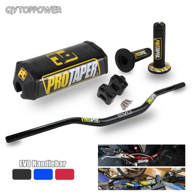 Ghidon pentru Pro Taper Pack Bar 1-1/8" Clasic Maner Bar Pads Manere Pit Pro Racing Dirt Pit Bike Motocicleta cu adaptor CNC