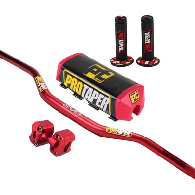 Kormány Pro Taper Pack Bar 1-1/8" klasszikus kormányrúd padok markolat Pit Pro Racing Dirt Pit Bike motorkerékpár CNC adapterrel
