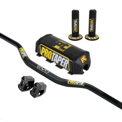 Kormány Pro Taper Pack Bar 1-1/8" klasszikus kormányrúd padok markolat Pit Pro Racing Dirt Pit Bike motorkerékpár CNC adapterrel