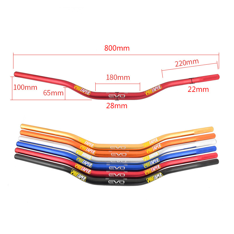 Kormány Pro Taper Pack Bar 1-1/8" klasszikus kormányrúd padok markolat Pit Pro Racing Dirt Pit Bike motorkerékpár CNC adapterrel