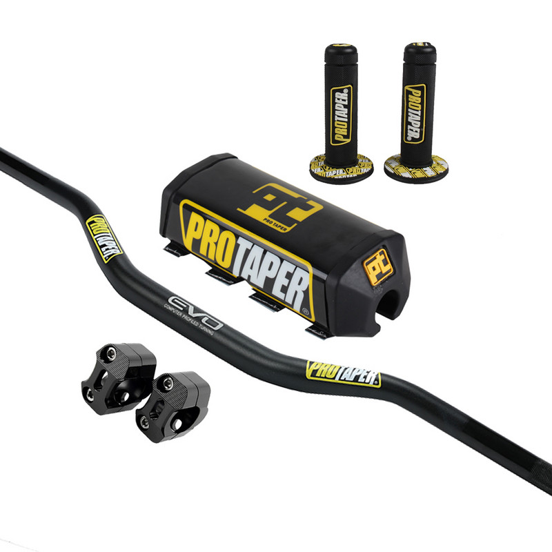 Kormány Pro Taper Pack Bar 1-1/8" klasszikus kormányrúd padok markolat Pit Pro Racing Dirt Pit Bike motorkerékpár CNC adapterrel