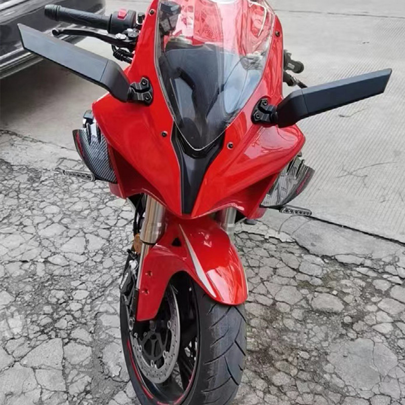 Oglinzi pentru motociclete Oglindă retrovizoare rotativă reglabilă cu aripi de vânt modificate 2 buc pentru CFMOTO 250SR 300SR