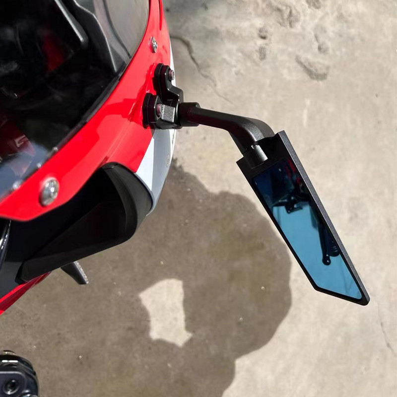 Oglinzi pentru motociclete Oglindă retrovizoare rotativă reglabilă cu aripi de vânt modificate 2 buc pentru CFMOTO 250SR 300SR