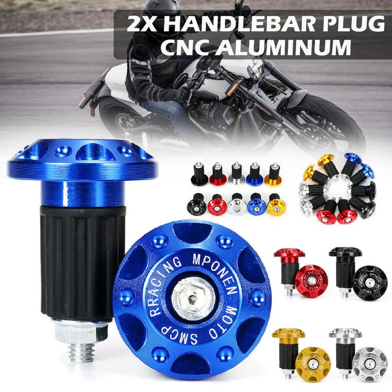 1 pora motociklo rankenos galuose kištukas aliuminio lydinio rankenos vairo kištuko dangteliai modifikavimas priedai rankenų apsauga