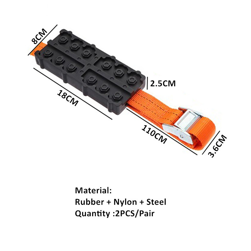 ALWAYSME Dispozitiv de tracțiune a anvelopelor auto pentru zăpadă, noroi, nisip