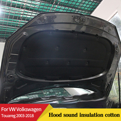 Шумоизолация на капака на автомобила Памук за VW Volkswagen Touareg 2003-2018 Влагоустойчив инструмент за разсейване на топлината Аксесоари
