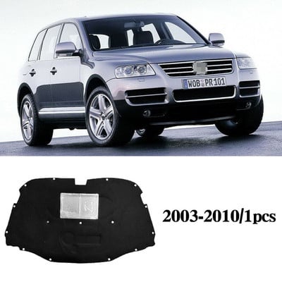 Autó motorháztető hangszigetelő pamut VW Volkswagen Touareg 2003-2018 Nedvességálló hőelvezető szerszám tartozékokhoz