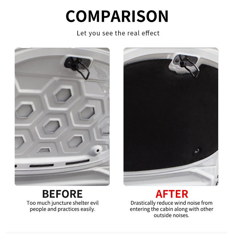 Tesla Model 3 esimootori kapoti mürasummutusmati jaoks helikindel vatipadja summutav kaitsekate 2018-2022