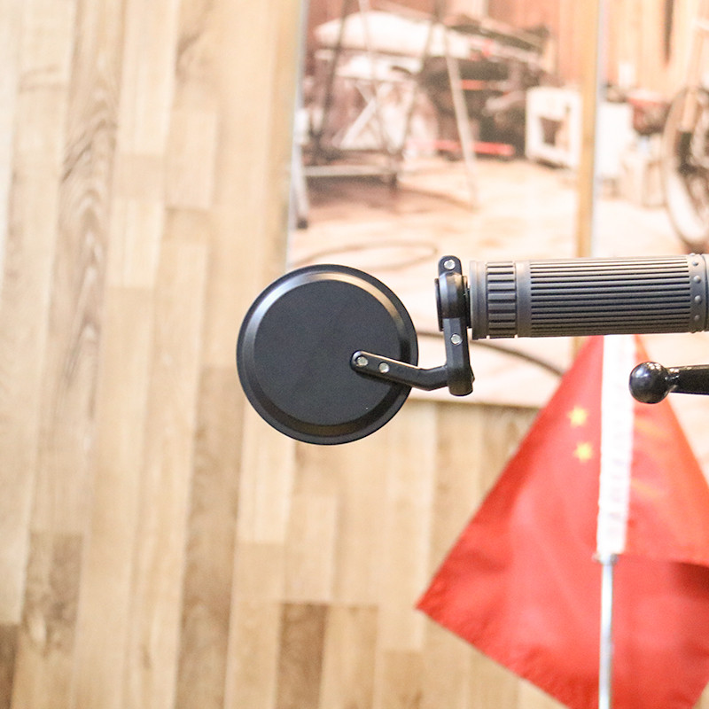 Okruglo ogledalo motocikla Kraj upravljača motocikla Stražnji pogled Stražnji konveksni retrovizor motocikla za poluge za ručke Pristaje