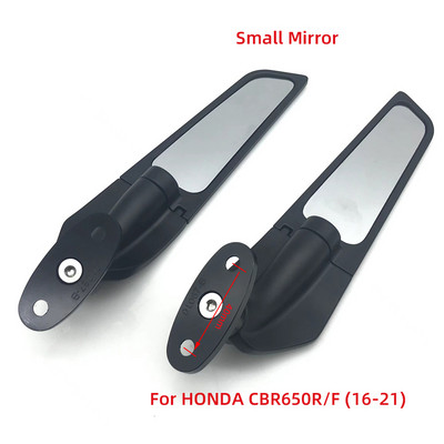 Oglindă retrovizoare rotativă reglabilă cu aripă de vânt pentru motocicletă pentru Suzuki GSXR ZX10R Yamaha YZF R6 R1 Honda CBR 250R 650R CBR125 NINJA