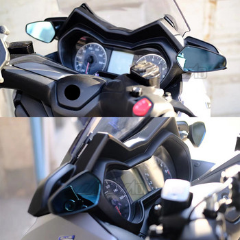 XMAX Мотоциклетно огледало за обратно виждане Бели изпъкнали алуминиеви огледала за Yamaha XMAX 250 300 400 2017 2018 2019 2020 2021 2022 2023