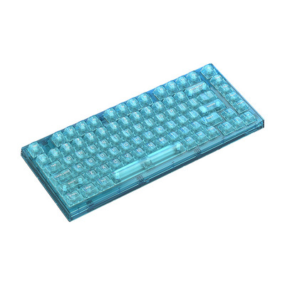 Tastatură mecanică pentru gamer X75 Crystal transparentă Tastatură de jocuri interschimbabilă la cald, cu fir RGB, cu iluminare din spate, tastatură pentru laptop, PC