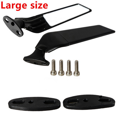 Pentru Suzuki GSXR 600 750 1000 GSX1300R GSX650F GSX-R Oglinda motociclete Aripă de vânt modificată Oglinda retrovizoare rotativă reglabilă