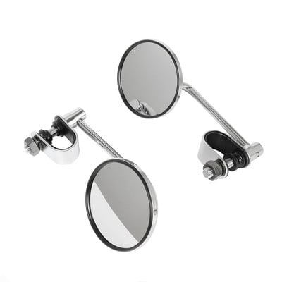 1 pár 7/8"-os 22 mm-es motorkerékpár kormány hátsó visszapillantó tükrök, csíptetős Retro Harley Honda kawasaki Suzukihoz