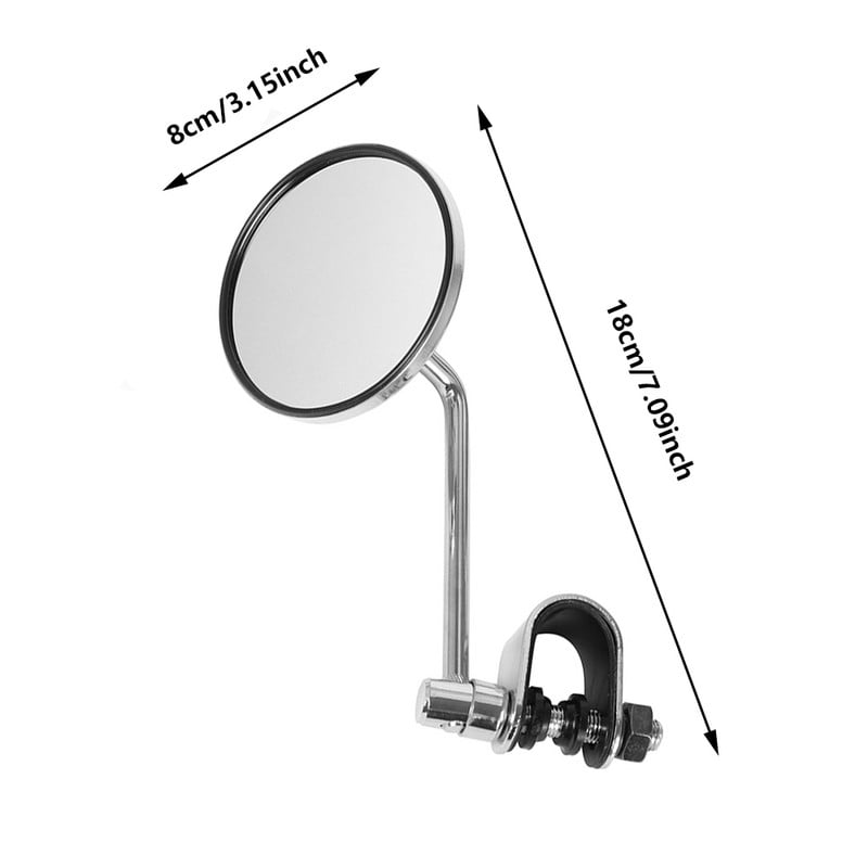 1 pár 7/8"-os 22 mm-es motorkerékpár kormány hátsó visszapillantó tükrök, csíptetős Retro Harley Honda kawasaki Suzukihoz