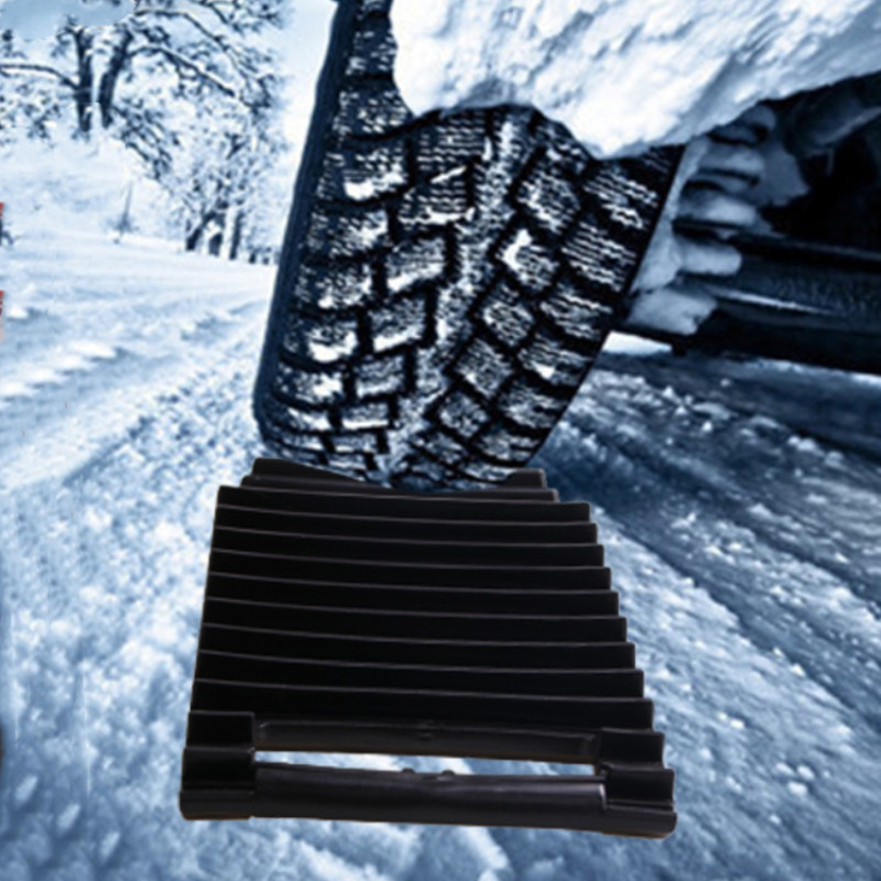 Universalus nešiojamasis neslystantis ir tvirtas automobilio ratų neslystantis padas, neslystantis avarinės padangos sukibimo kilimėlis, skirtas sniego purvo ledo smėliui