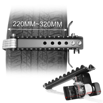 EZUNSTUCK Alat protiv proklizavanja guma-RWD/AWD/4x4 SUV, kamioni, vrhunsko rješenje za odljepljivanje za pijesak, snijeg, led, bolje od prianjanja