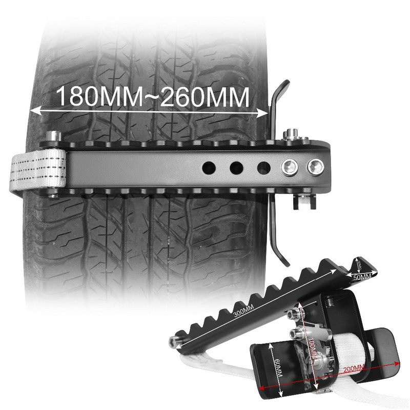 EZUNSTUCK Alat protiv proklizavanja guma-RWD/AWD/4x4 SUV, kamioni, vrhunsko rješenje za odljepljivanje za pijesak, snijeg, led, bolje od prianjanja