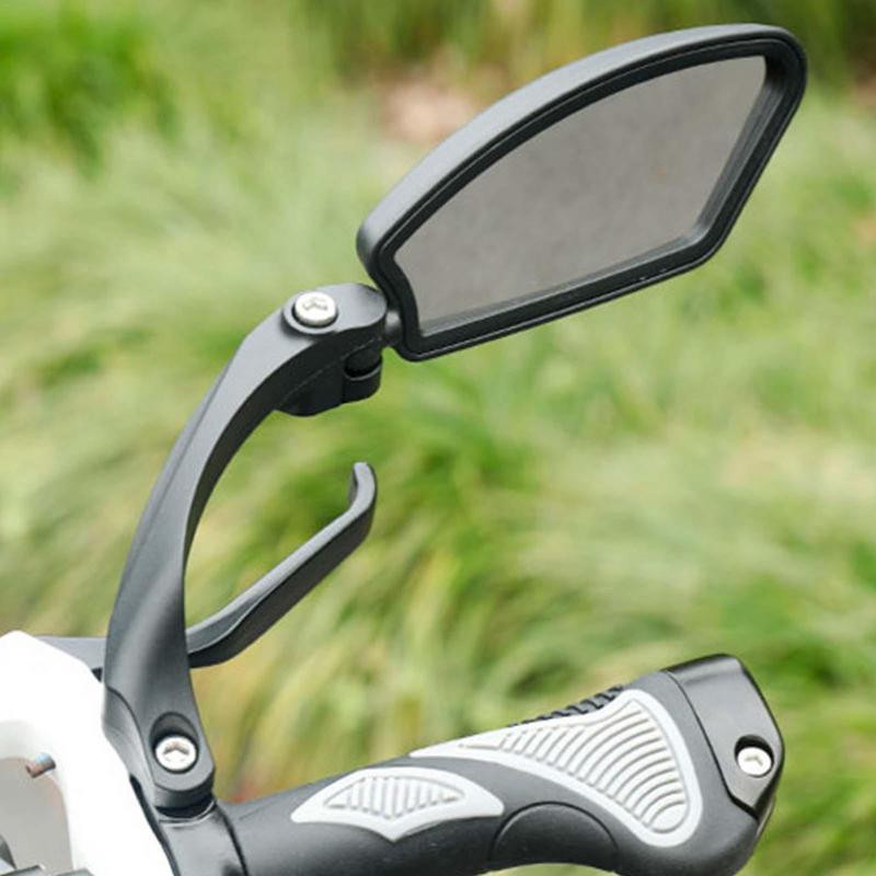 Ghidon Oglindă pentru bicicletă Oglindă rotativă reglabilă pentru bicicletă Oglindă universală pentru biciclete pentru biciclete de drum Biciclete de munte Motociclete