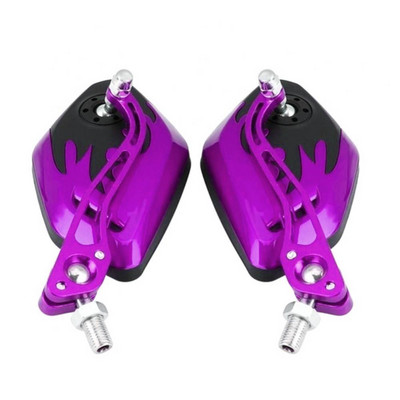 2 vnt / rinkinys 8/10 mm motociklo paspirtukas motociklo vairo tvirtinimo galinio vaizdo veidrodžiai