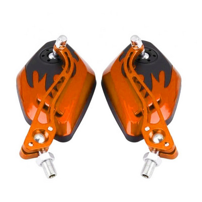 2 vnt / rinkinys 8/10 mm motociklo paspirtukas motociklo vairo tvirtinimo galinio vaizdo veidrodžiai