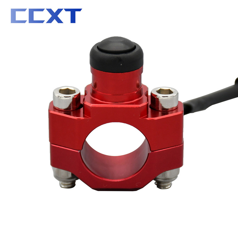 Comutator CNC pentru motocicletă, întrerupător de pornire, oprire, oprire, comutator cu buton momentan, pentru piese universale KTM Yamaha Honda ATV 7/8 inch 22mm